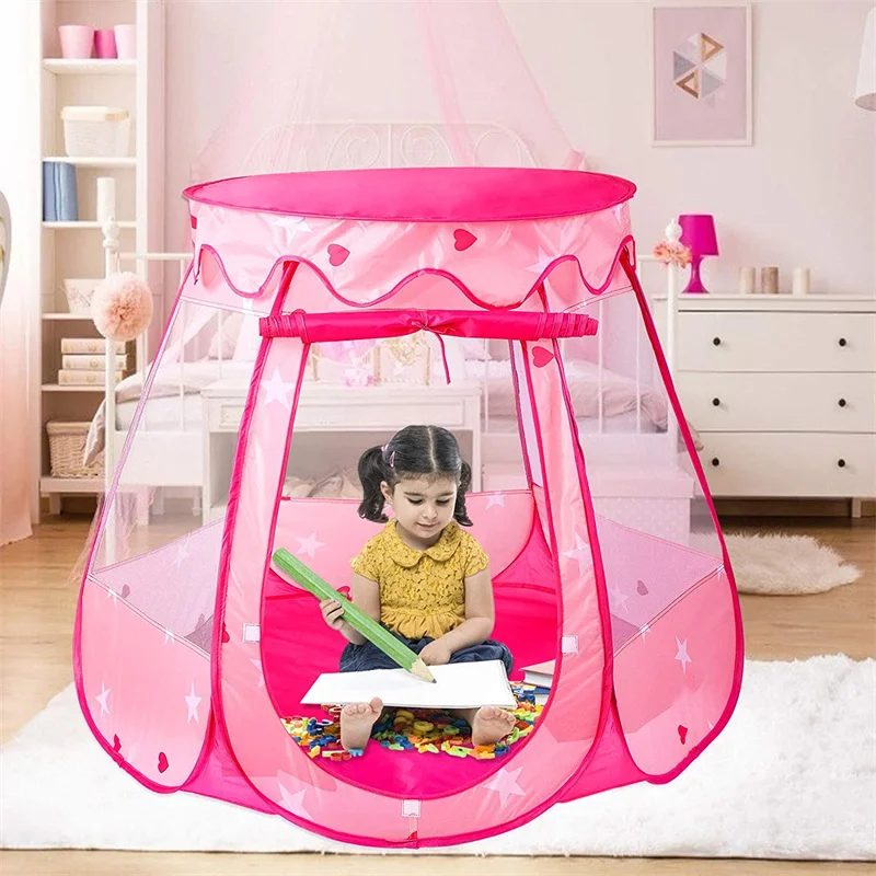 Creative Kids House Ball Pit Pool Toys Tent Portable Children&#39;s Teepee T... - $41.38