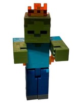 Mattel Minecraft Drowned Zombie 6” Figure - Green Blue - £11.52 GBP
