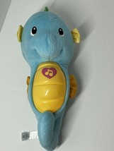 2008 Fisher Price Soothe &amp; Glow Sea Horse, Music Lullaby, Plush, Ocean WORKS! - £7.58 GBP