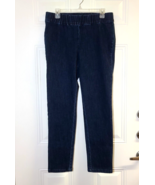 Soft Surroundings Jeggings Pullon Womens Size M Stretch Blue Dark Wash - $297.73 MXN