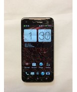 HTC Droid DNA 6435 16GB Black Display Cracked Phone for Parts Only - £14.10 GBP