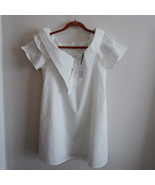 NWT Love Riche Womens White Off-Shoulder Cotton Dress M - $838.43 MXN