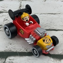 Mickey Mouse Roadster Car Red Yellow Disney - £4.66 GBP