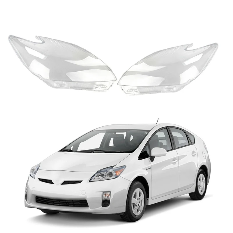 For Toyota Prius 2010-2012 Front Headlight Cover Head Light Lamp Lamp Shell Mask - £101.26 GBP+