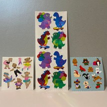 Vintage Sandylion Stickers Ballet Bears Skateboarding Dinosaurs Winter Animals - £15.68 GBP