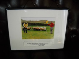 * Celtic Images Out of Ireland Rick Henderson Golf Autograghed Framed Photograph - £14.38 GBP