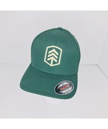 Camp Freedom Flex Fit Hat Cap Fitted Style Size Small Medium Green Logo ... - $14.80