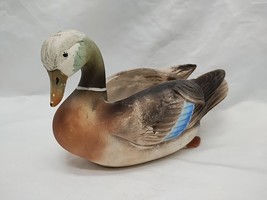 Vintage Inarco Ceramic Blue Brown White Duck 6.5&quot; - $13.86