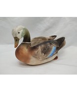 Vintage Inarco Ceramic Blue Brown White Duck 6.5&quot; - $263.88 MXN