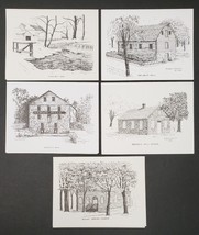 Pennsylvania Artist Robert Morrow Waynesboro &amp; Other Cards Blank Pack Of 10 (K) - £6.31 GBP