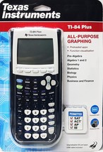 Black Ti-84 Plus Graphics Calculator From Texas Instruments. - $141.92