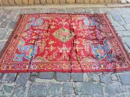 Italian velvet bedspread, vintage floral, high quality, velvet bed cover... - $150.00
