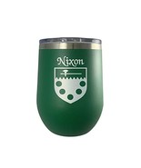 Nixon Irish Coat of Arms Stemless Wine Travel Tumbler - £21.62 GBP