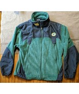 2008 Green Bay Packers Fleece NFL Apparel Gear Full Zip Jacket Medium Sp... - £37.14 GBP