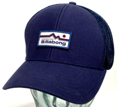 Billabong Adventure Division Snapback Hat Cap Surfing-Blue-Canvas-Patch - $19.99