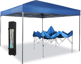 PHI VILLA 10 x 10ft Portable Pop Up Canopy Event Tent Party Tent, 100 Sq. Ft of - £112.98 GBP