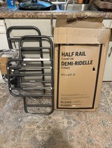 NEW Box Of 2 Medline Half Bed Rail Clamp On MDS89697 W/ 2x Rails - €59,30 EUR