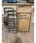 NEW Box Of 2 Medline Half Bed Rail Clamp On MDS89697 W/ 2x Rails - $69.29