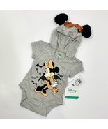 Disney Baby Minnie Mouse Halloween Bodysuit Hood with Ears One Piece New... - $182.67 MXN