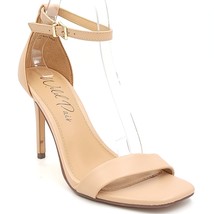 Wild Pair Women Stiletto Heel Ankle Strap Sandals Bethie Size US 6.5M Beige - £22.48 GBP