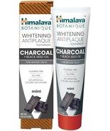 Himalaya Botanique Whitening Antiplaque Toothpaste Activated Charcoal Bl... - £15.92 GBP
