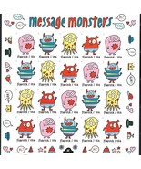 USA  SHEET  2021  MESSAGE  MONSTERS   (5636) - $24.80 CAD