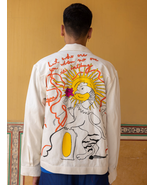 1 Piece Hand Painted Navgunjara Jacket Unisex Wear 100% Soft Cotton Twill. - $490.23 CAD