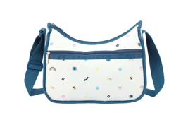 LeSportsac Daydream Embroidery Classic Hobo Crossbody Bag, Hearts, Butte... - $85.99