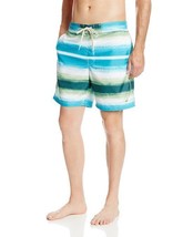 NWT Caribbean Joe Men&#39;s Swim Trunk Swimwear Surf Board Short Blue Baltic - £23.44 GBP