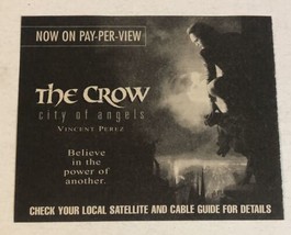 Crow City Of Angels Vintage Tv Print Ad  TV1 - £4.66 GBP