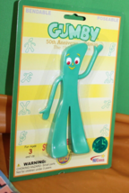 Gumby 50th Anniversary Super Flexible Bendable Toy In Package NJ Croce - £19.45 GBP