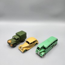 Dinky Toys 29e Single Deck Bus 1 Ton Army Cargo Truck Triumph 1800 Saloo... - $58.04