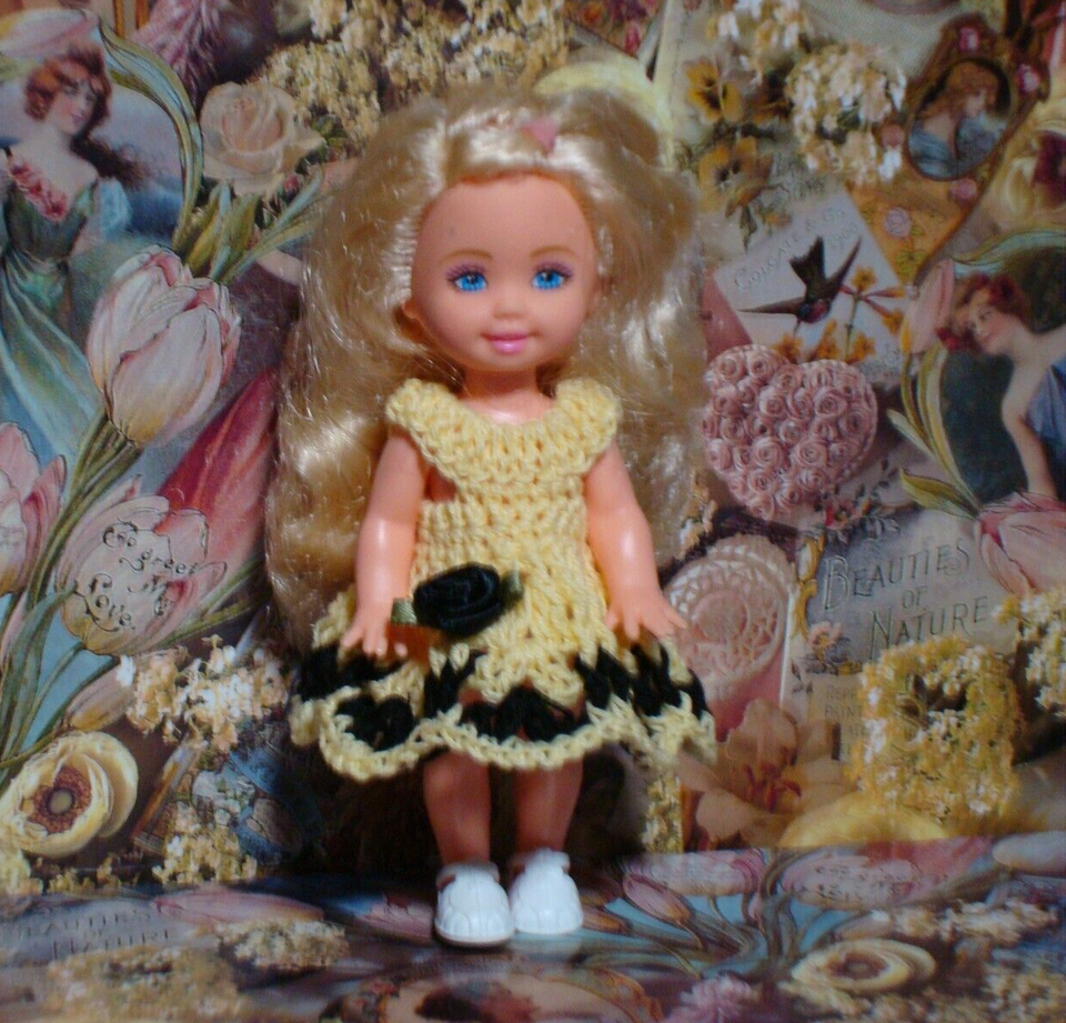 Hand crocheted Doll Clothes for Kelly or same size dolls #2533 - $12.00