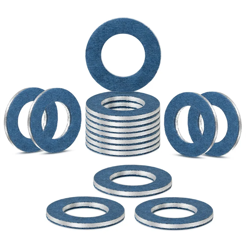 50PCS Blue Color Oil Drain Plug Gaskets 12MM For Toyota 4Runner Avalon Corolla - £17.71 GBP