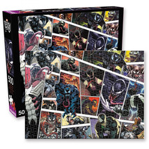Marvel Comics Venom Comic Panels 500 Piece Puzzle Yellow - £22.78 GBP