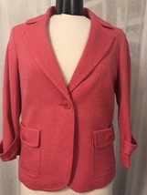 Talbots Women&#39;s Blazer One Button Fully Lined Blazer Size 10 NWT  - £38.93 GBP