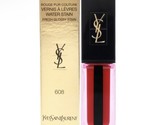 YSL Water Stain Lip Gloss 608 Flot de Fuchsia Yves Saint Laurent Full Si... - $47.51