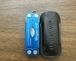 Nice Blue Leatherman Micra Keychain Multi-Tool Knife/Scissors w/ pouch *... - £30.96 GBP