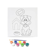 Misco Toys Dog Canvas Paint Party Kit – 11 Piece Art Set with Pre-Drawn ... - $165.89 MXN