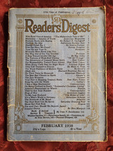 Readers Digest February 1938 Lin Yutang Mary Borden Don Marquis Ivan Sanderson - £6.47 GBP