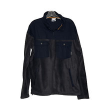 Columbia Fleece Jacket Size Large Black Gray Full Zip Polyester Outdoors... - $19.79