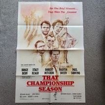 That Championship Season 1982 Original Vintage Movie Poster One Sheet NSS 830029 - £19.77 GBP