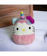 Squishmallow Hello Kitty Ice Cream Cupcake Unicorn 12&quot; Plush Toy Gift NEW - £37.45 GBP
