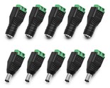 10Pcs Male And Female 5.5Mm X 2.1Mm 12V Dc Power Jack Connector 24V Sock... - £12.01 GBP