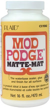 Mod Podge Matte Finish-16oz - £17.66 GBP