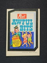 Topps Wacky Packages 2nd Series 1973  AWFUL BITS Tan Back - $27.11 CAD