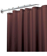 Chocolate Magnetized Shower Curtain Liner Mildew Resistant  Rustproof Gr... - £7.39 GBP