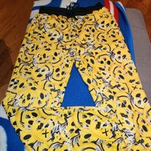 NEW with tags Reason all over print cuffed joggers, size L Smiley faces - £10.91 GBP