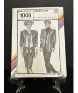 Vtg 1990 stretch &amp; Sew 1008 Simple Jacket Uncut Factory Folds - €5,08 EUR