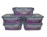 Set of 5 Lock &amp; Lock Storage Food Container HPL806S6, 11 oz / 350ml / 1.... - £12.92 GBP